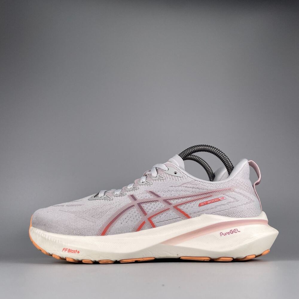 Asics GT-2000 13 Women's Size 8 Gray Pink White Athletic Running Shoes Sneakers